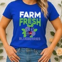Blueberries Graphics Blueberry Lover Farmer Blueberry Fruit Cool Gift Women's T-Shirt thumb 2