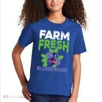 Blueberries Graphics Blueberry Lover Farmer Blueberry Fruit Cool Gift Kids T-Shirt thumb 2