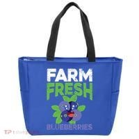 Blueberries Graphics Blueberry Lover Farmer Blueberry Fruit Cool Gift Tote Bag thumb 0