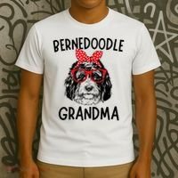 Bernedoodle Grandma Bernedoodle Dog Nana Mother's Day T-Shirt thumb 3
