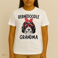 Bernedoodle Grandma Bernedoodle Dog Nana Mother's Day T-Shirt thumb 4