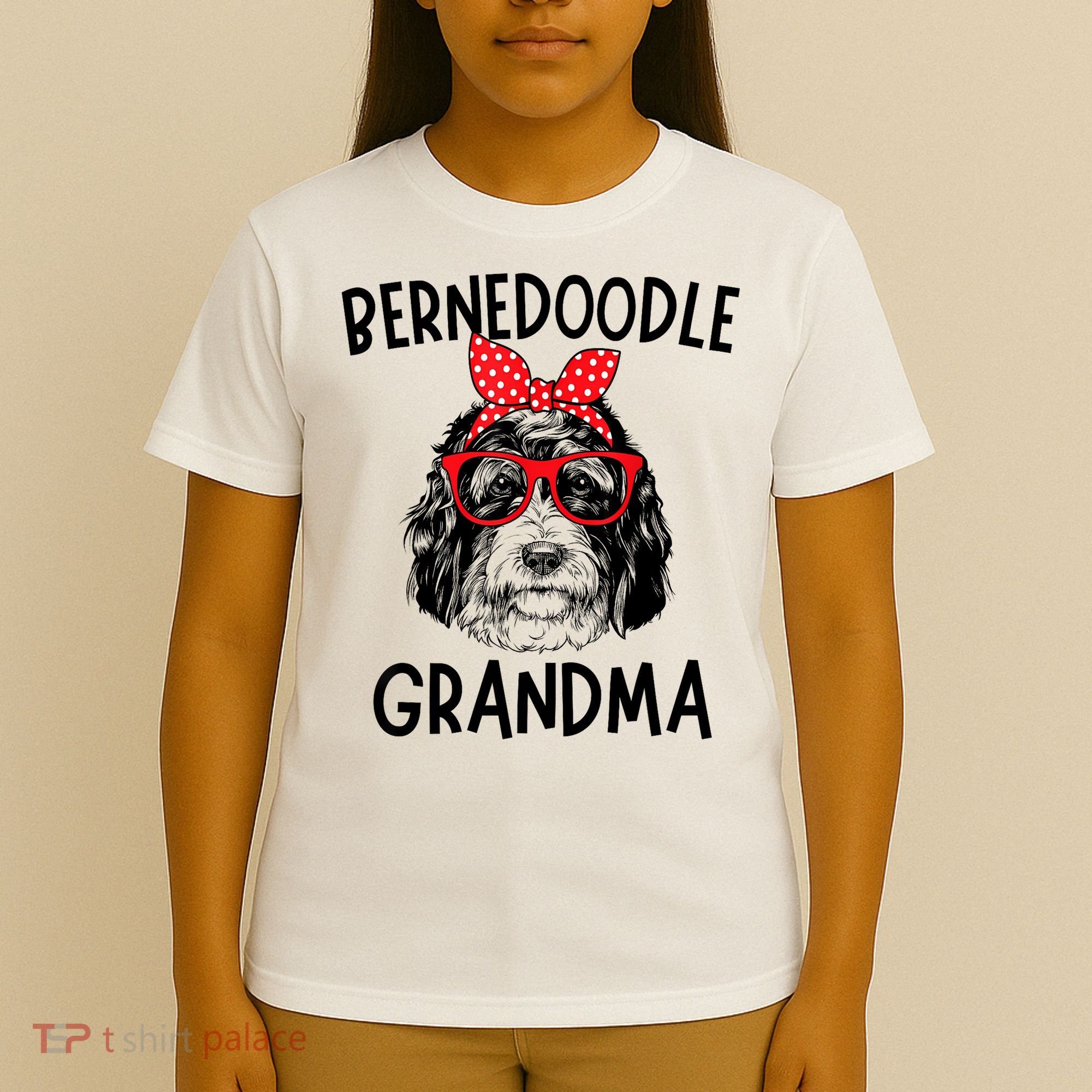 Bernedoodle Grandma Bernedoodle Dog Nana Mother's Day T-Shirt