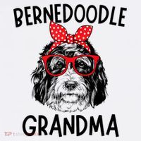 Bernedoodle Grandma Bernedoodle Dog Nana Mother's Day Women's Hoodie thumb 2