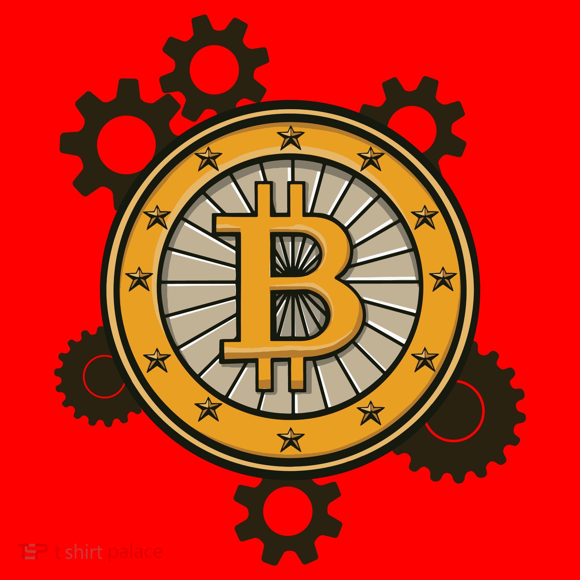 Bitcoin Gears Santa Hat