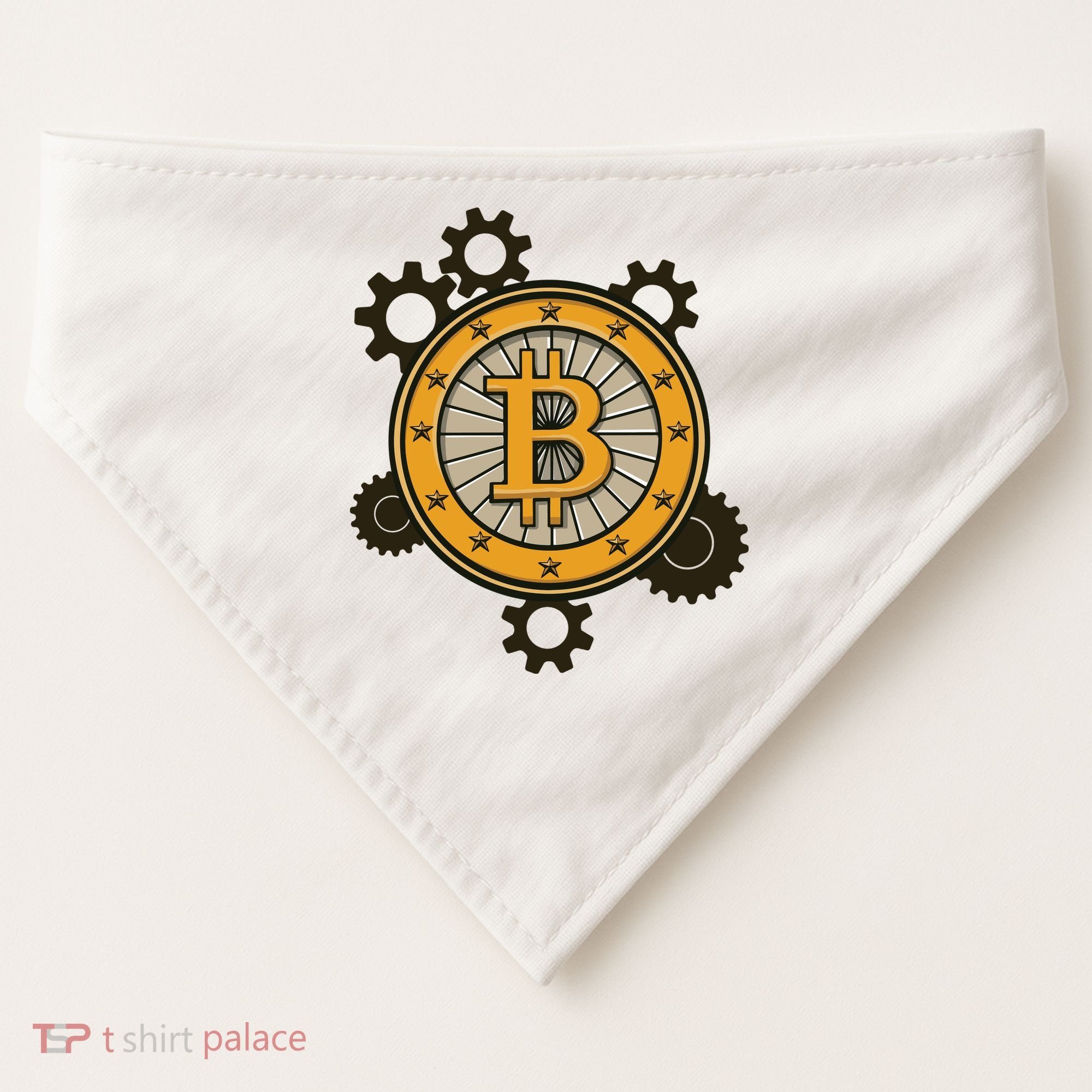 Bitcoin Gears USA-Made Doggie Bandana