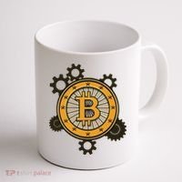 Bitcoin Gears Coffee Mug thumb 1