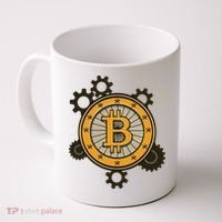 Bitcoin Gears Coffee Mug thumb 0