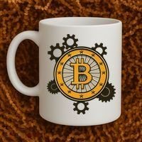 Bitcoin Gears Coffee Mug thumb 2