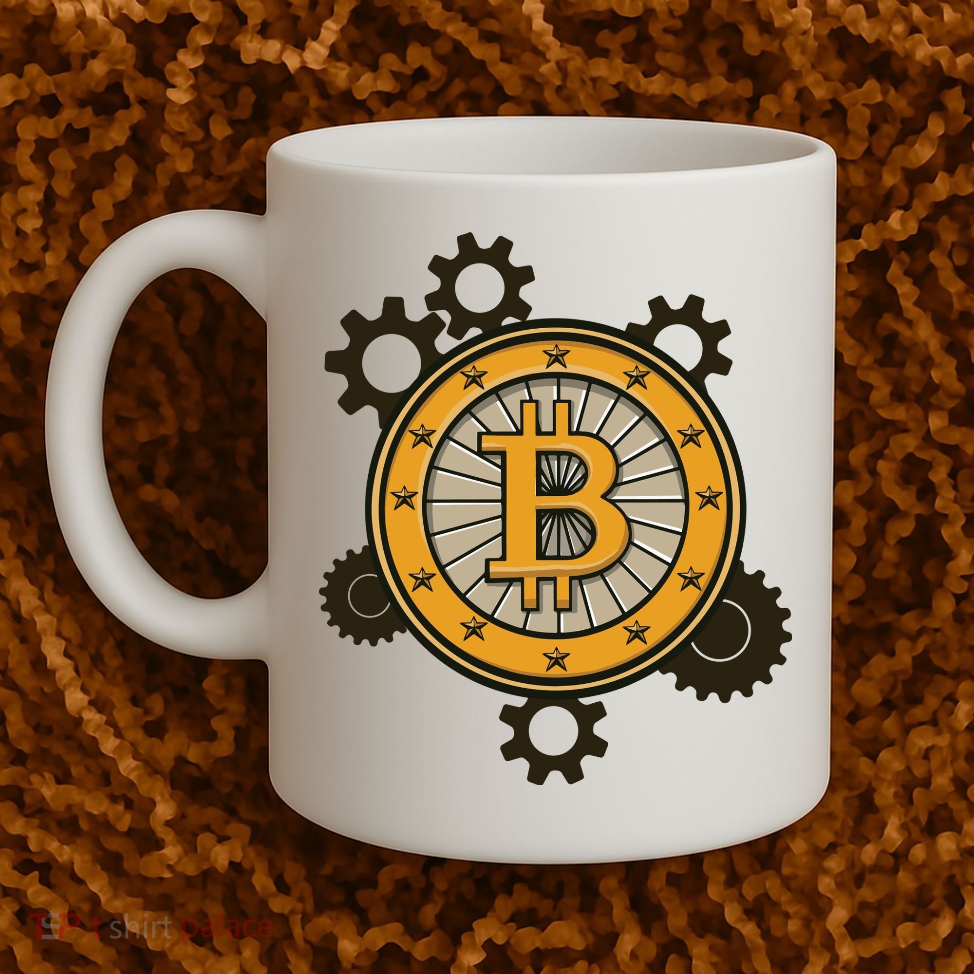 Bitcoin Gears Coffee Mug