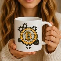 Bitcoin Gears Coffee Mug thumb 3
