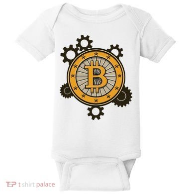 Bitcoin Gears Baby Bodysuit