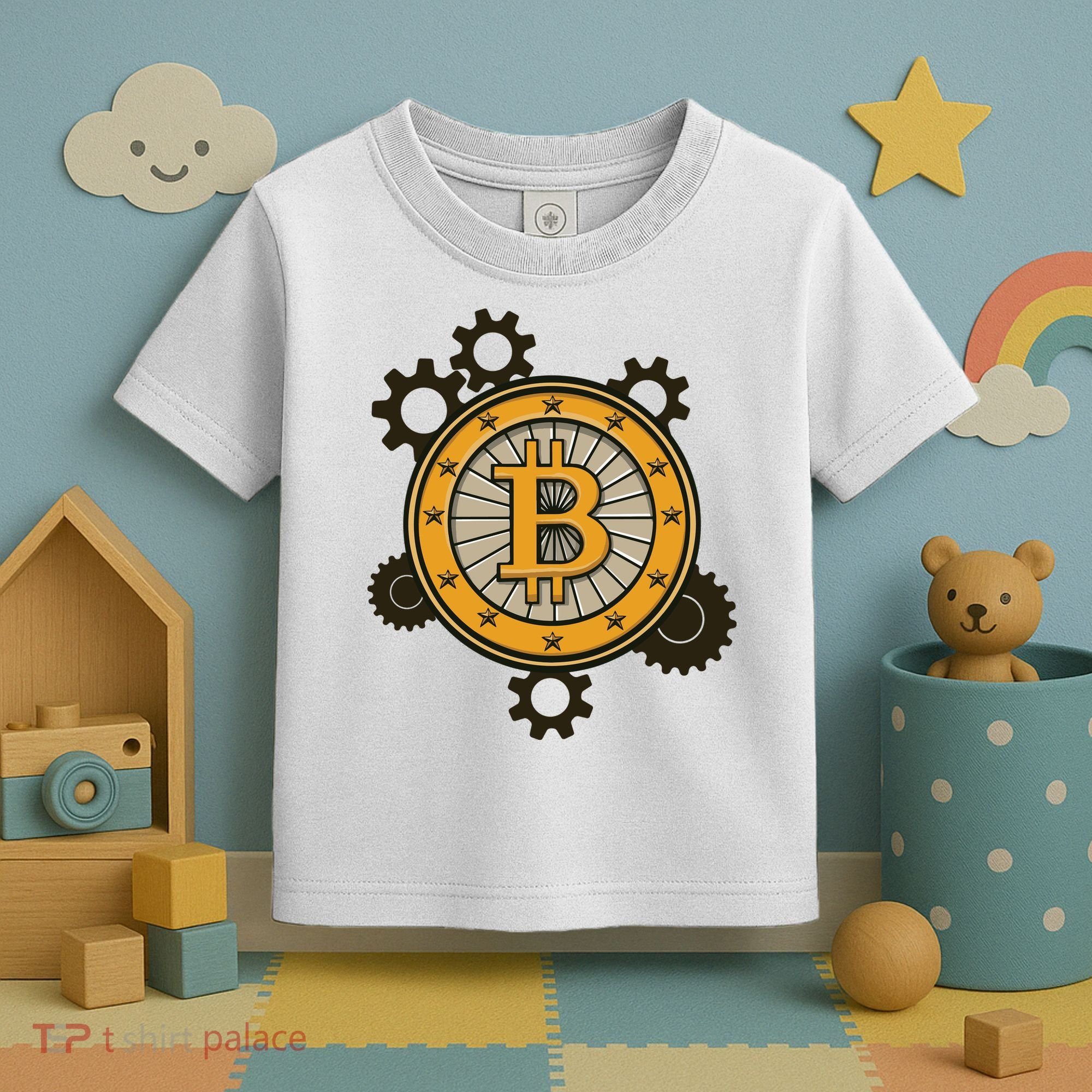 Bitcoin Gears Toddler T-Shirt