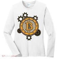 Bitcoin Gears Women's Long Sleeve Shirt thumb 0