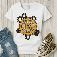 Bitcoin Gears Women's T-Shirt thumb 3
