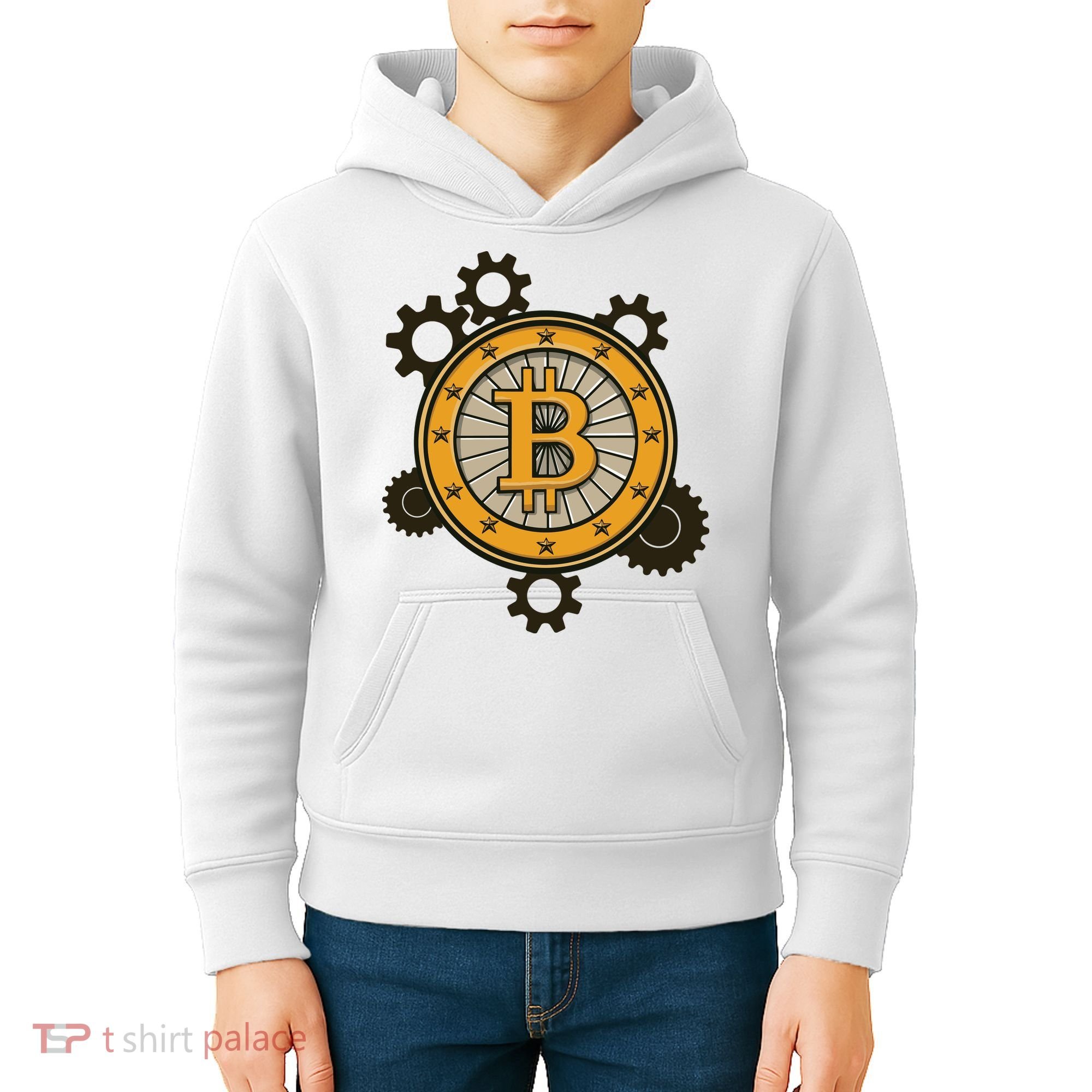 Bitcoin Gears Kids Hoodie