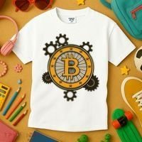 Bitcoin Gears Kids T-Shirt thumb 3