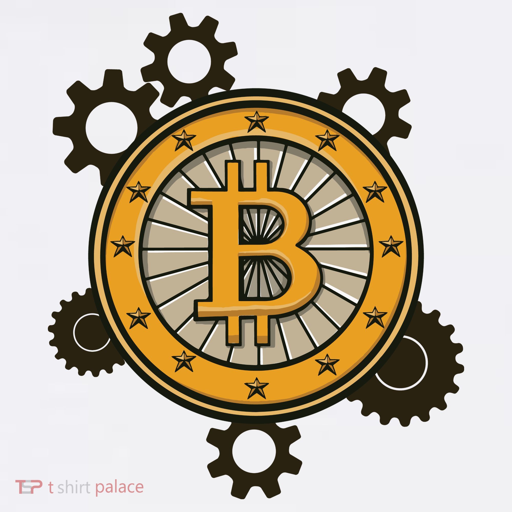 Bitcoin Gears Kids T-Shirt