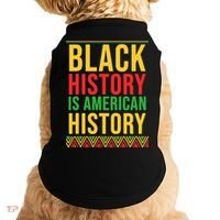Bhm Gift Black History Is American History African American Doggie Tank thumb 0