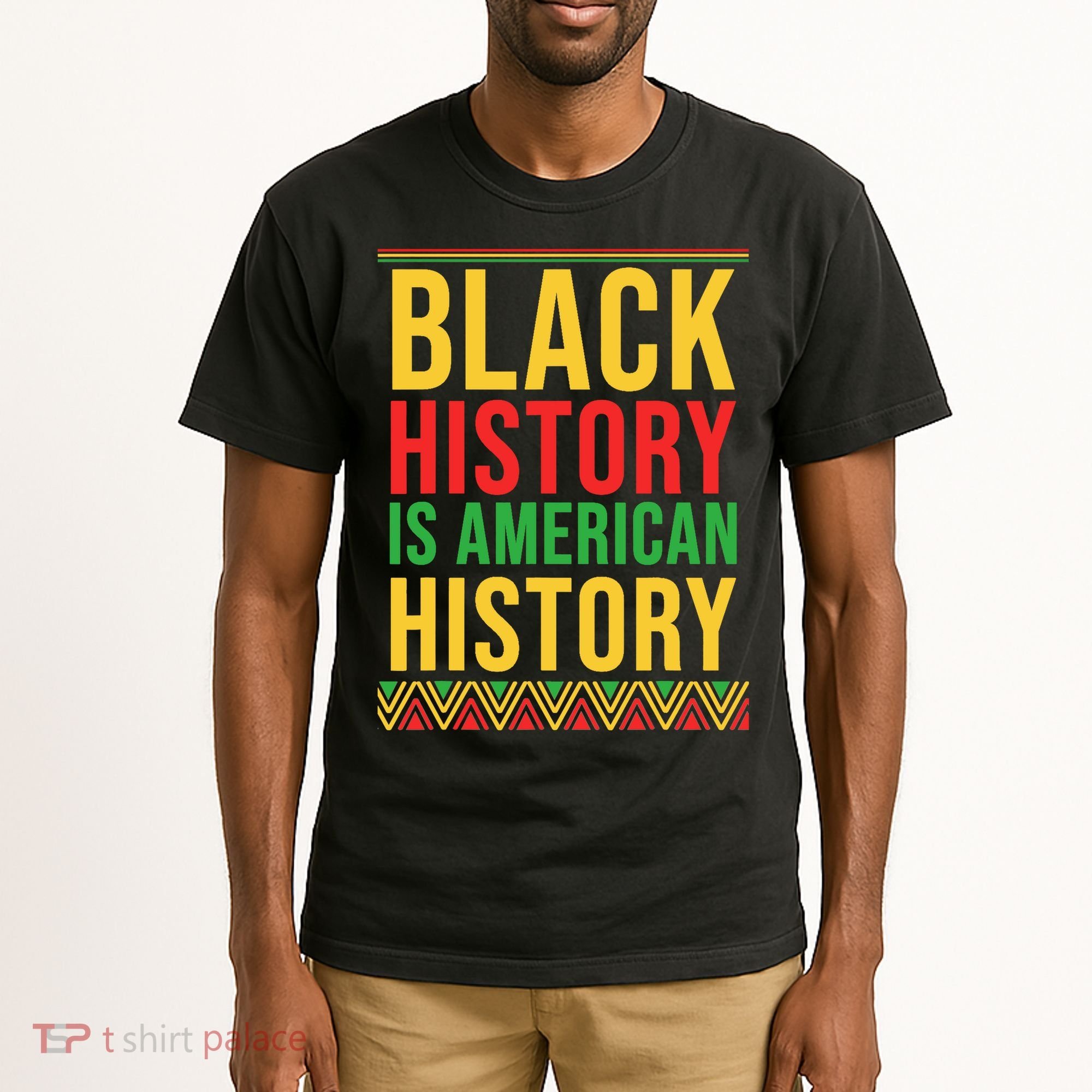 Bhm Gift Black History Is American History African American Tall T-Shirt