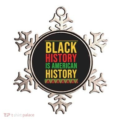 Bhm Gift Black History Is American History African American Ornament