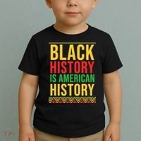 Bhm Gift Black History Is American History African American Toddler T-Shirt thumb 2