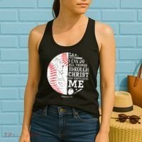 Baseball Gifts Bible Verse Sayings Philippians 413  Women's Tank Top thumb 2