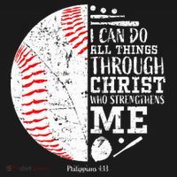 Baseball Gifts Bible Verse Sayings Philippians 413  Women's Tank Top thumb 5