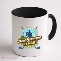 Best Grandpa By Par FatherS Day Golf Dad Gift Coffee Mug thumb 1