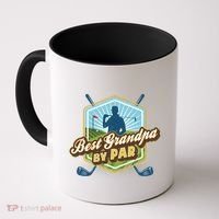 Best Grandpa By Par FatherS Day Golf Dad Gift Coffee Mug thumb 0