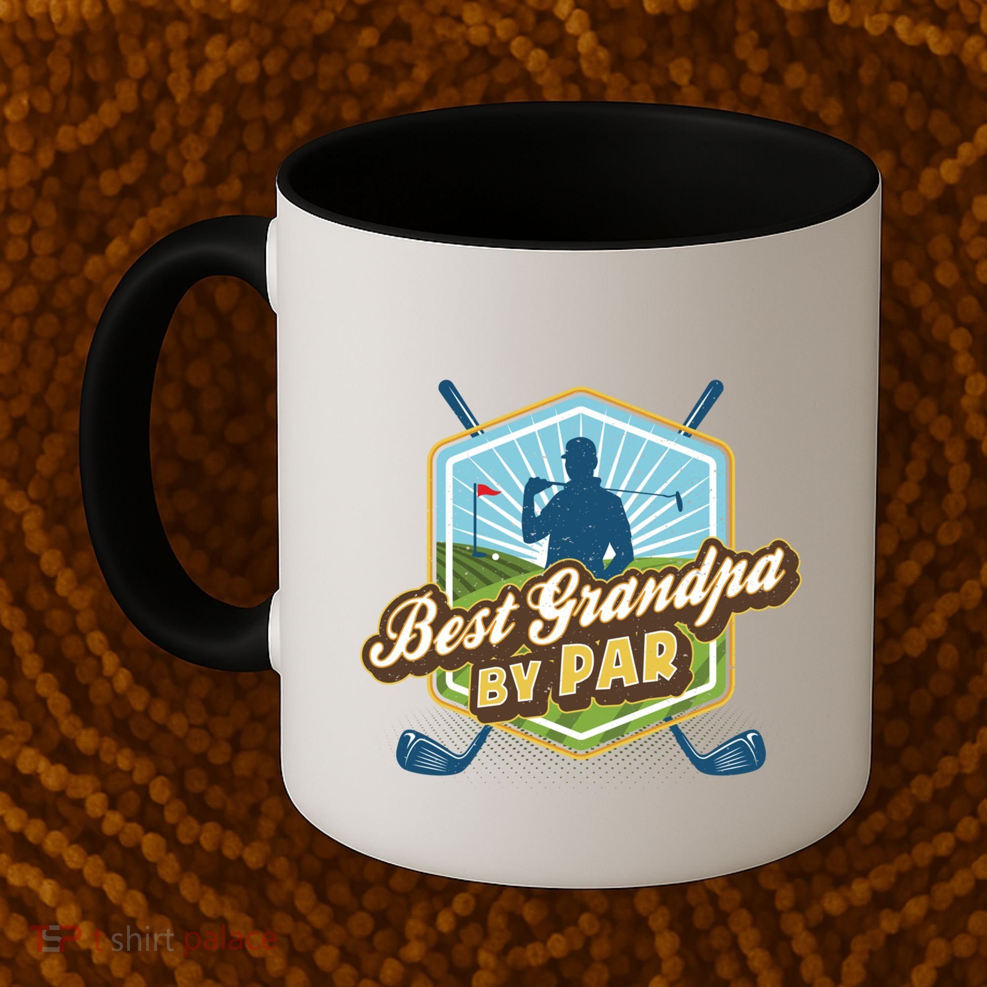 Best Grandpa By Par FatherS Day Golf Dad Gift Coffee Mug