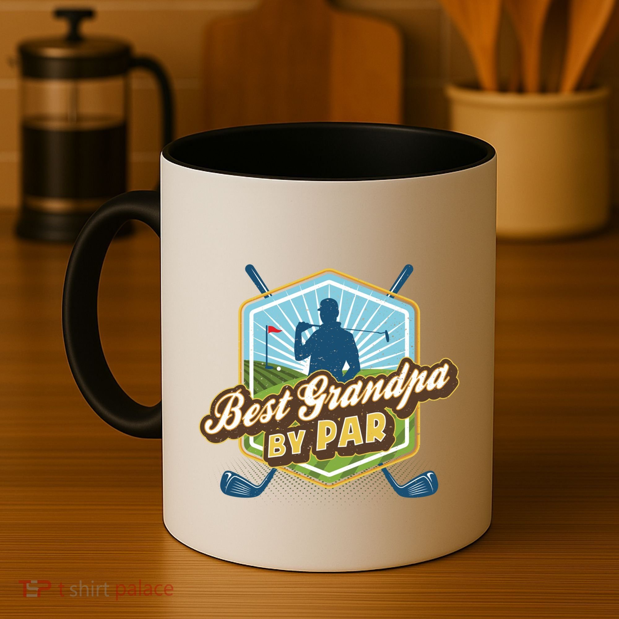Best Grandpa By Par FatherS Day Golf Dad Gift Coffee Mug