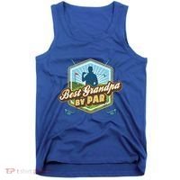 Best Grandpa By Par FatherS Day Golf Dad Gift Tank Top thumb 0