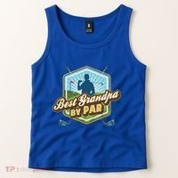 Best Grandpa By Par FatherS Day Golf Dad Gift Tank Top thumb 2