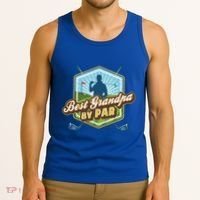 Best Grandpa By Par FatherS Day Golf Dad Gift Tank Top thumb 3
