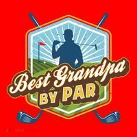 Best Grandpa By Par FatherS Day Golf Dad Gift Santa Hat thumb 1