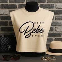 Bebe Gift Best Bebe Ever Garment-Dyed Women's Muscle Tee thumb 3