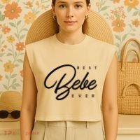 Bebe Gift Best Bebe Ever Garment-Dyed Women's Muscle Tee thumb 4