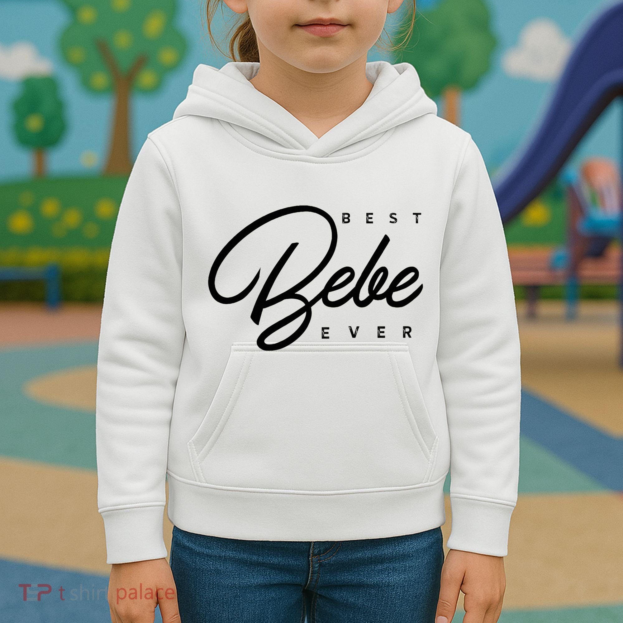 Bebe Gift Best Bebe Ever Kids Hoodie