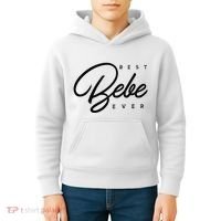 Bebe Gift Best Bebe Ever Kids Hoodie thumb 4