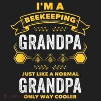Beekeeper Grandpa Bee Bees Apiarist Father Beanie thumb 2