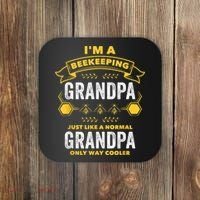 Beekeeper Grandpa Bee Bees Apiarist Father Coaster thumb 0