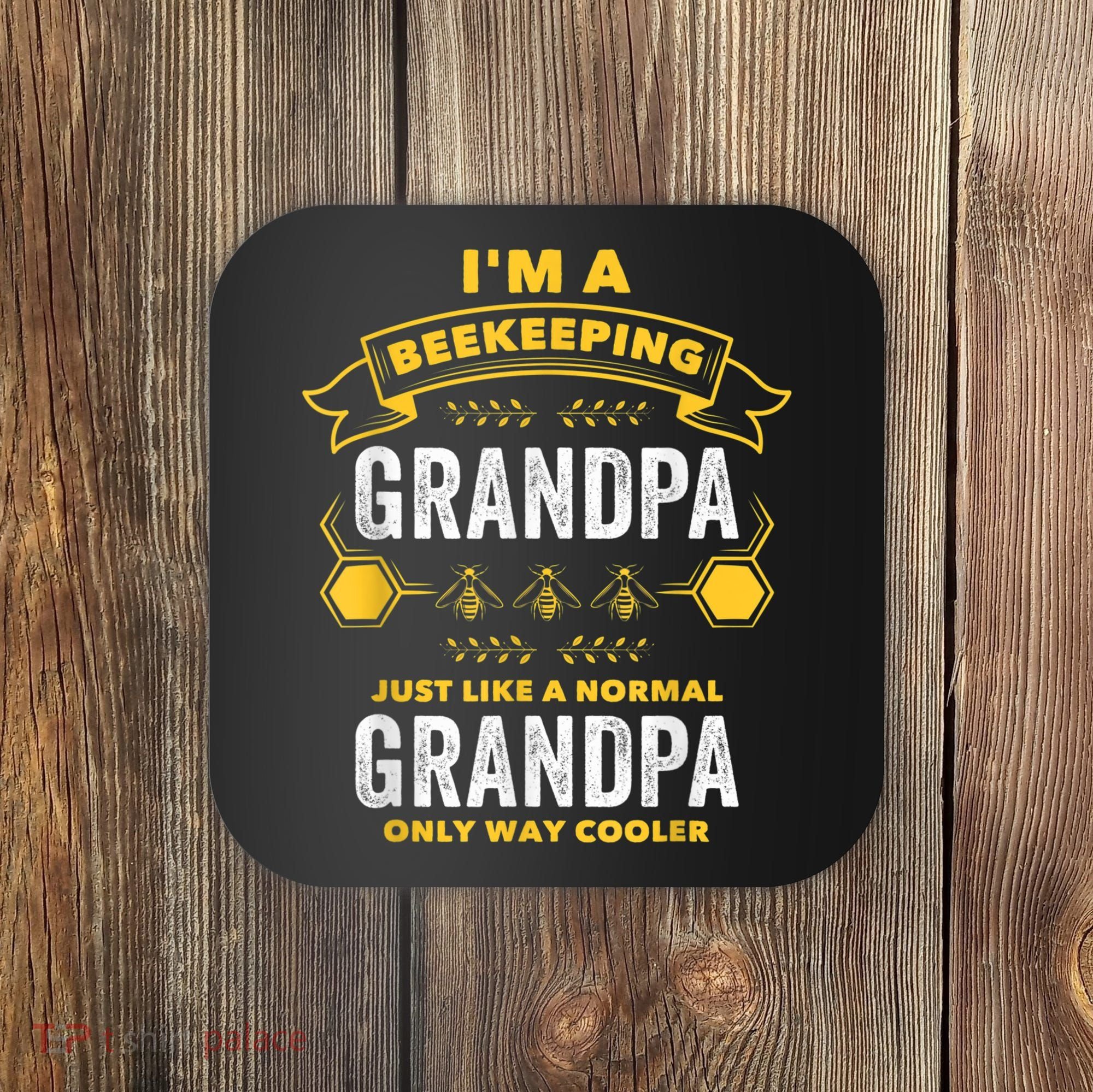 Beekeeper Grandpa Bee Bees Apiarist Father Coaster