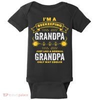 Beekeeper Grandpa Bee Bees Apiarist Father Baby Bodysuit thumb 0