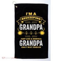 Beekeeper Grandpa Bee Bees Apiarist Father Golf Towel thumb 0