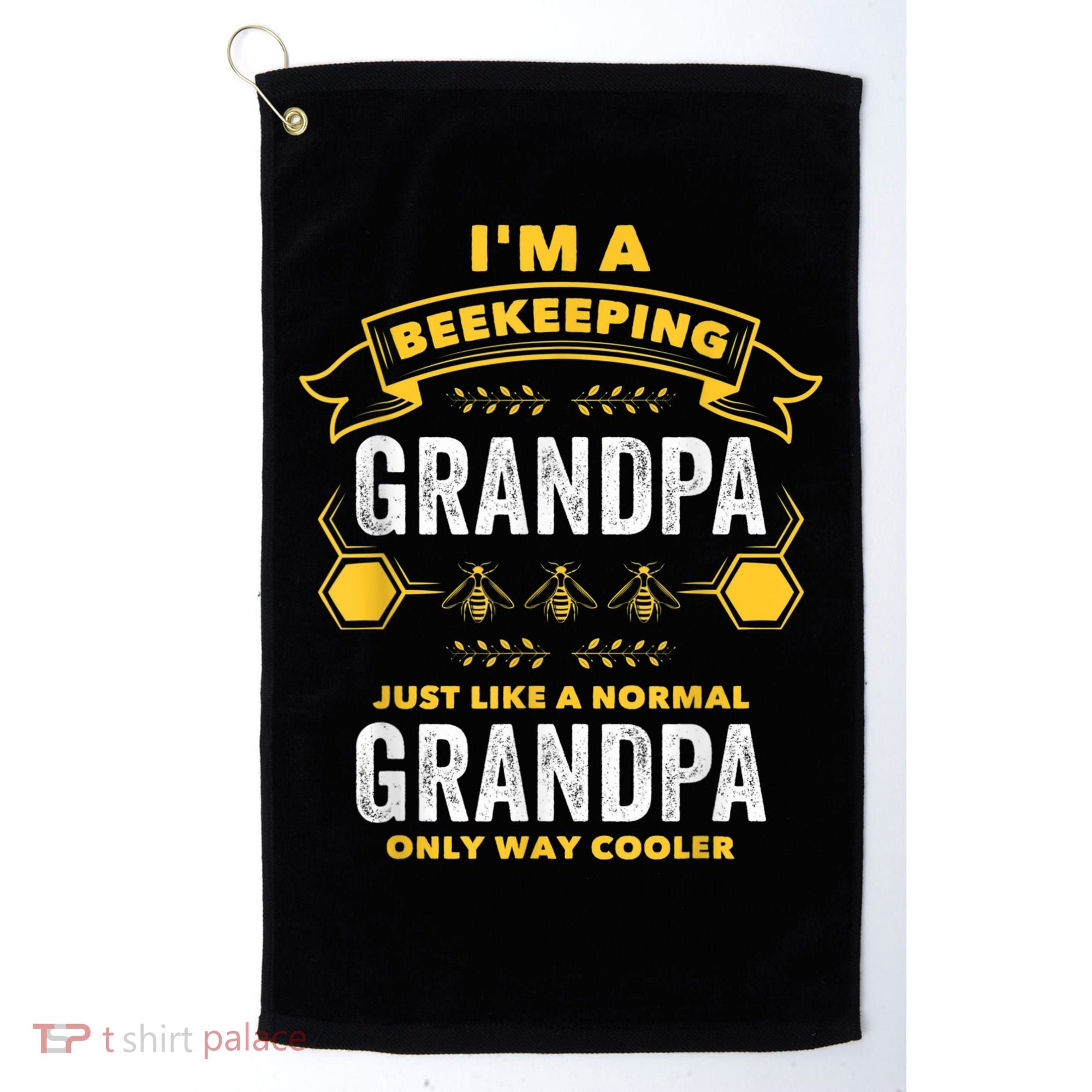 Beekeeper Grandpa Bee Bees Apiarist Father Golf Towel