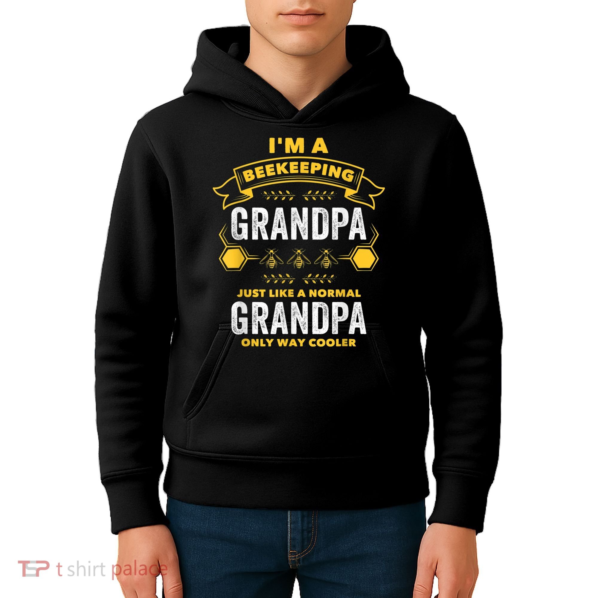 Beekeeper Grandpa Bee Bees Apiarist Father Kids Hoodie