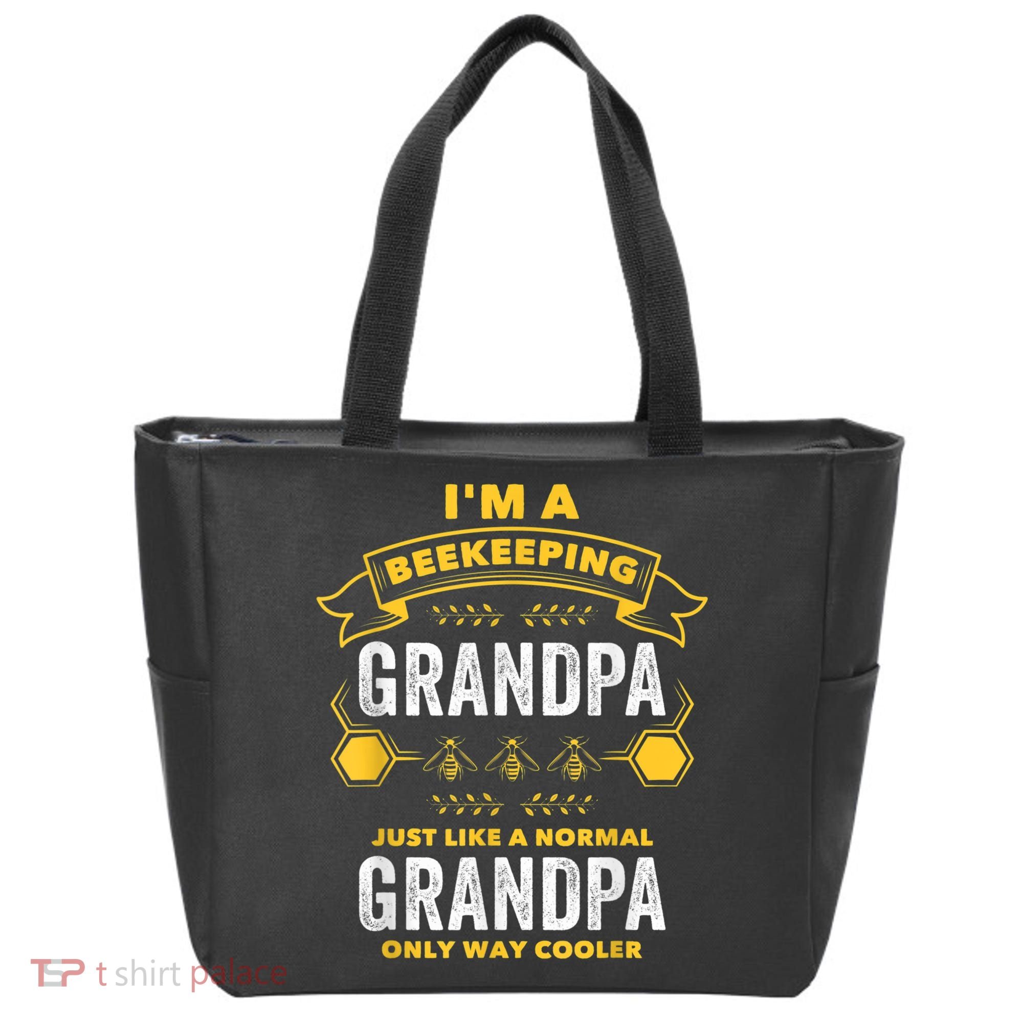 Beekeeper Grandpa Bee Bees Apiarist Father Tote Bag