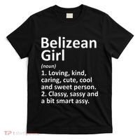 BELIZEAN GIRL BELIZE Gift Funny Country Home Roots Descent T-Shirt thumb 0