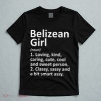 BELIZEAN GIRL BELIZE Gift Funny Country Home Roots Descent T-Shirt thumb 5