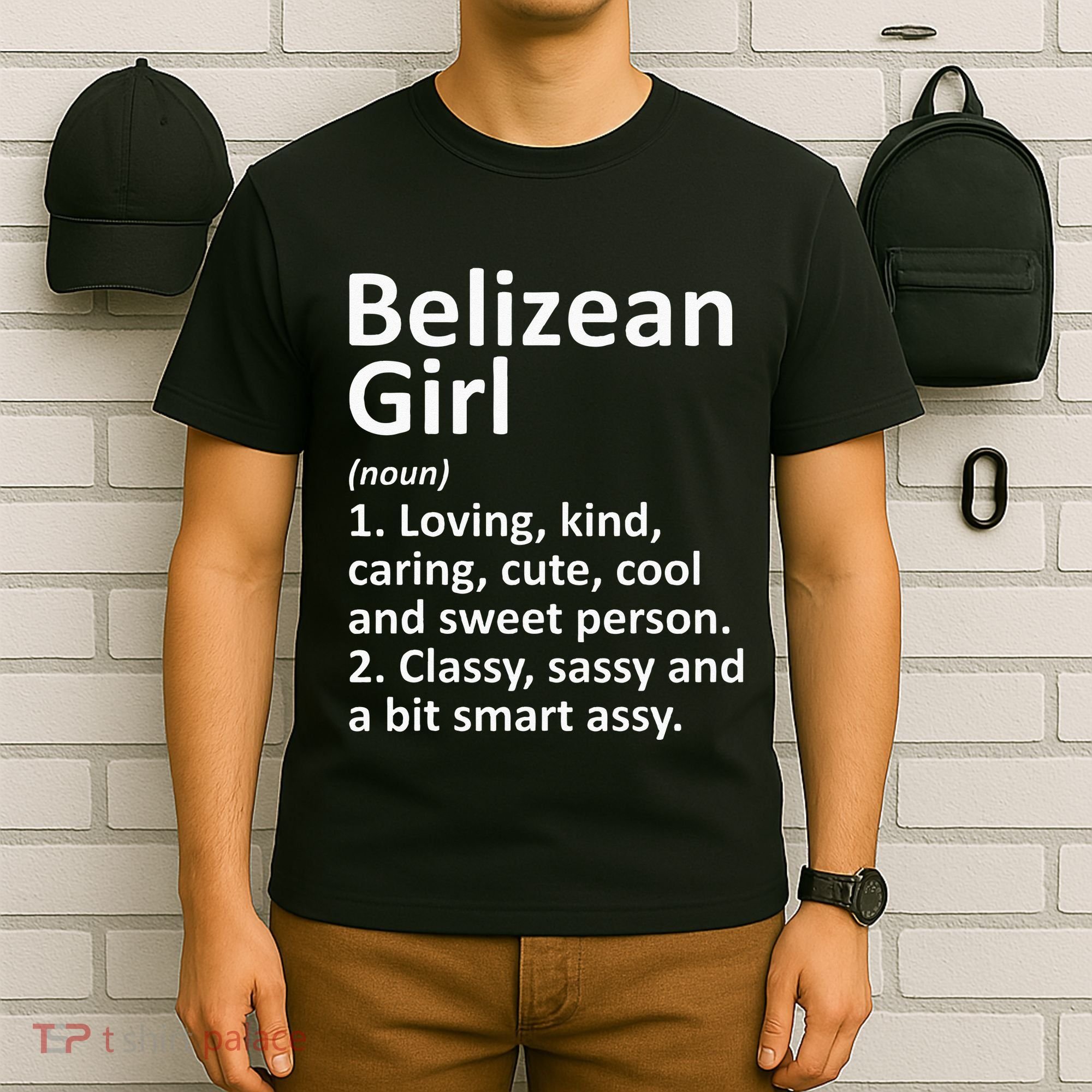 BELIZEAN GIRL BELIZE Gift Funny Country Home Roots Descent T-Shirt